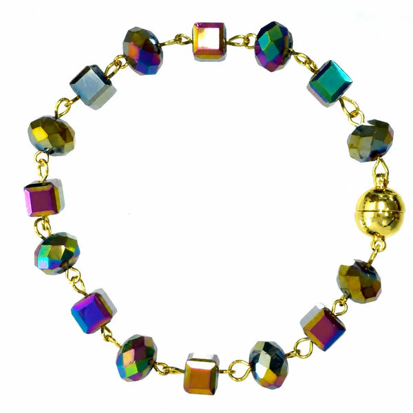LONGER Bracelet Link - Harlequin Crystal Seriously Romantic