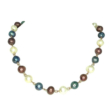 Link Necklace - Cream / Chocolate / Charcoal