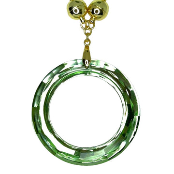 Pendant - Crystal - 50mm Friendship Circle - Light Green - ON SALE 20% OFF!