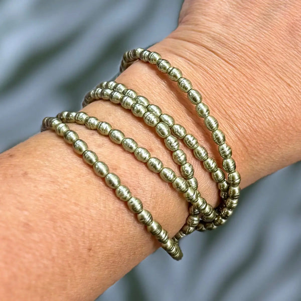 Long Strand Necklace - Shell Pearl -  OLIVE Maria Nicola