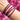 Long Strand Necklace - MAGENTA Tiger Eye RYAN