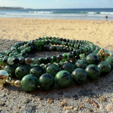 10 Way Necklace - RUBY ZOISITE Seriously Romantic