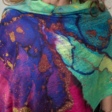 Scarf - Modal Silk - Under the Northern Lights