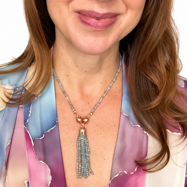 Tassel Conversion Service - Labradorite Tassel Maria Nicola