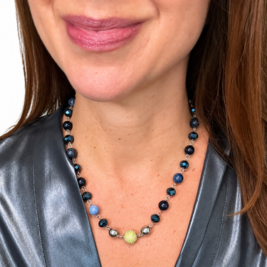 Pendant - Birthstone Pavé - August Maria Nicola