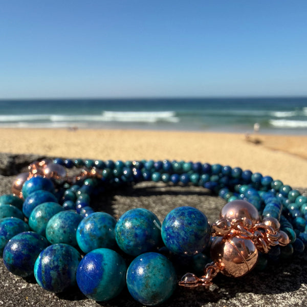 10 Way Necklace - AZURITE