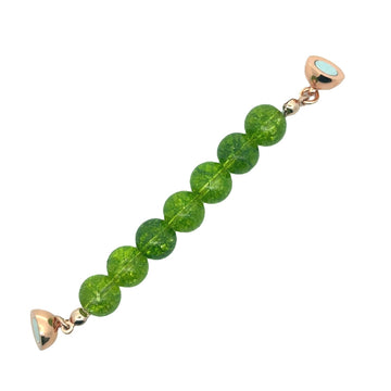 Connector - Cracked Peridot