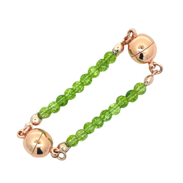 Mini Connectors - Cracked Peridot