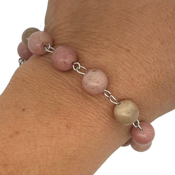 Bracelet Link - RHODOCHROSITE