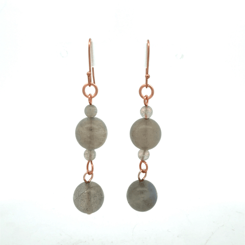 Long Earrings - Labradorite