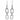 Long Earrings - Paperclip - Silver Seriously Romantic