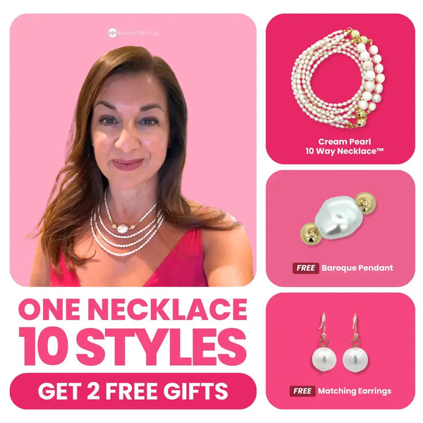 Cream Freshwater Pearl STARTER OFFER Maria Nicola