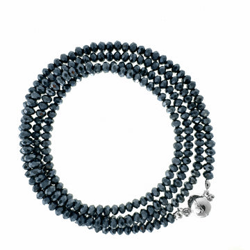 Long Strand Necklace - Midnight Crystal