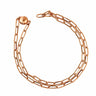 Medium Strand Necklace - Paperclip - Rose Gold Seriously Romantic