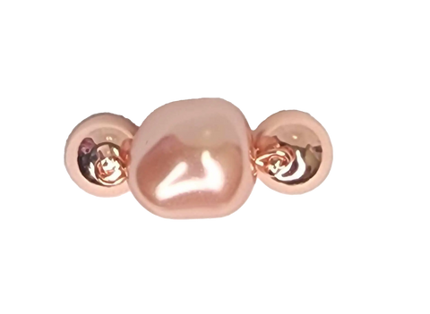 Pendant - Organic Pearl - Peachy - ON SALE 20% OFF!