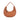 WOVEN LEATHER HANDBAG - CRESCENT - TAN ORAN Leather