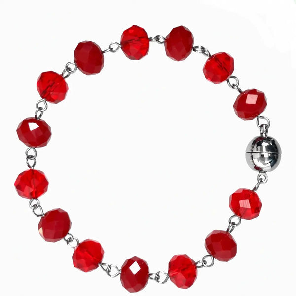 LONGER link bracelet - Translucent Red Seriously Romantic