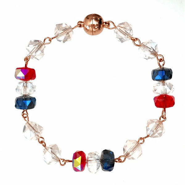 Limited Edition - Bracelet Link - Red White and Blue Maria Nicola
