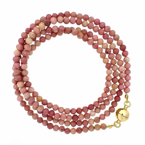 Long Strand Necklace - Rhodochrosite Maria Nicola