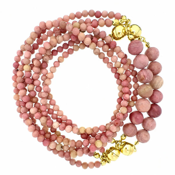 10 Way Necklace - Rhodochrosite Maria Nicola