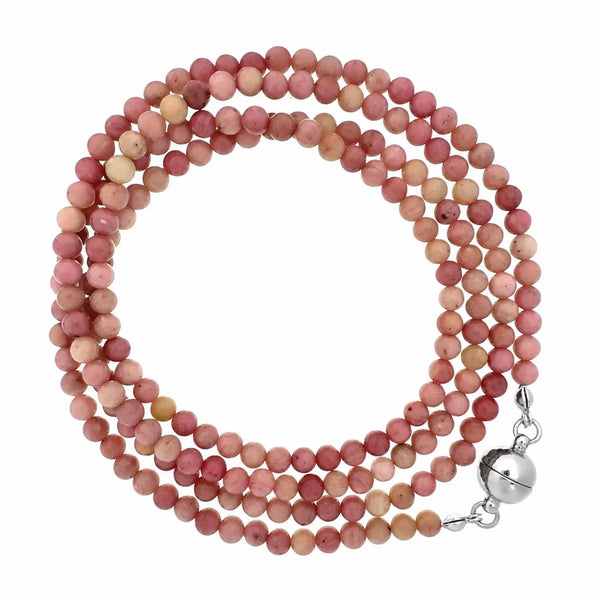 Long Strand Necklace - Rhodochrosite Maria Nicola