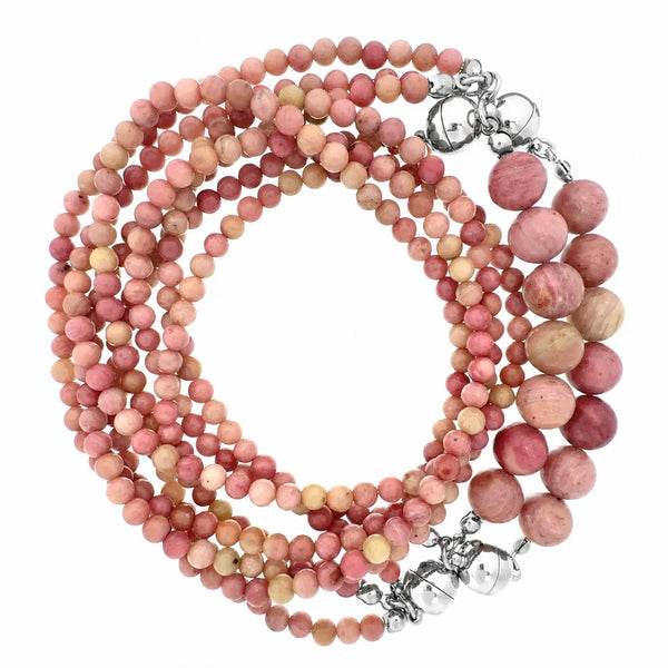10 Way Necklace - Rhodochrosite Maria Nicola