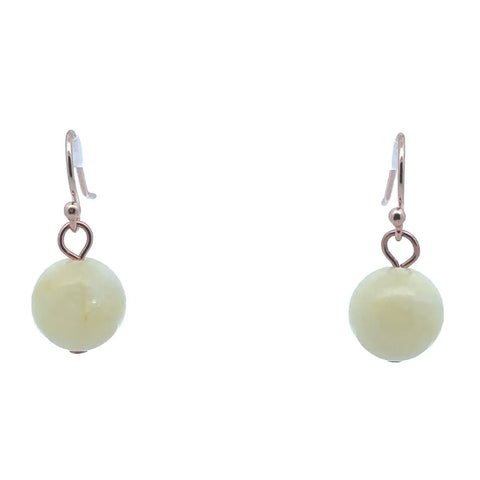 Short Earrings - Morganite - YELLOW