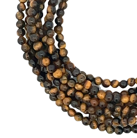 Medium Strand Necklace - Tiger Eye