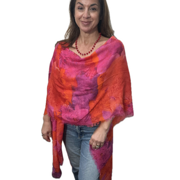 Cape - Fuchsia Sunset - ON SALE 20% OFF!