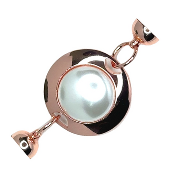 Pendant - Cream Pearl with Metal Surround