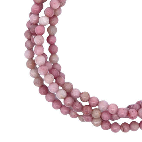 Medium Strand Necklace - Rhodochrosite