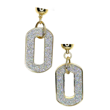 LARIAT ENDS - Shimmer Paperclip - YELLOW GOLD