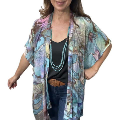 Kimono - Short - Pastel Watercolours