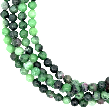 Medium Strand Necklace - RUBY ZOISITE