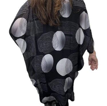 Kimono - Long - Black and White Stripes Namaskar