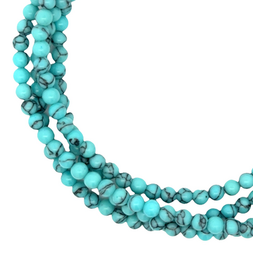 Medium Strand Necklace - Turquoise HOWLITE
