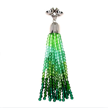 TASSEL PENDANT - OMBRE - GREEN Maria Nicola