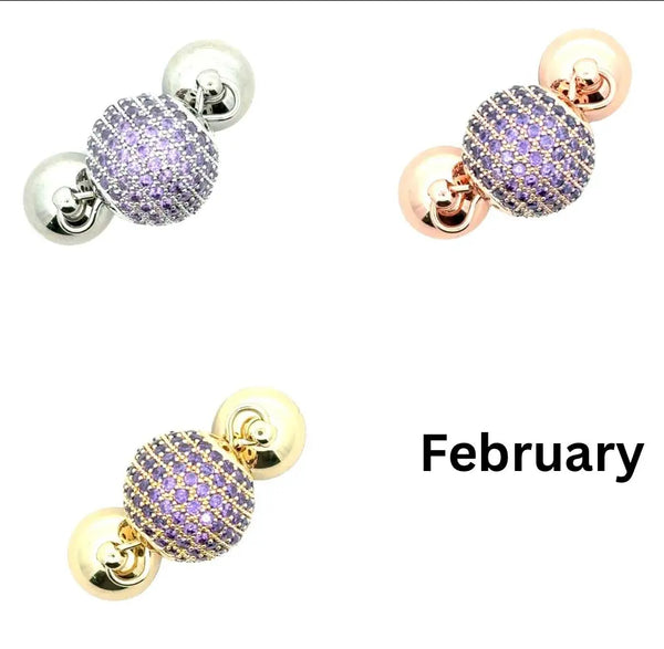 BIRTHSTONE GIFT SET - FEBRUARY Maria Nicola