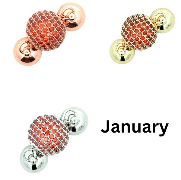 Pendant -  Birthstone Pavé - JANUARY (PRE-SALE ONLY for end of Nov. fulfillment)