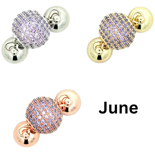 Pendant -  Birthstone Pavé - JUNE