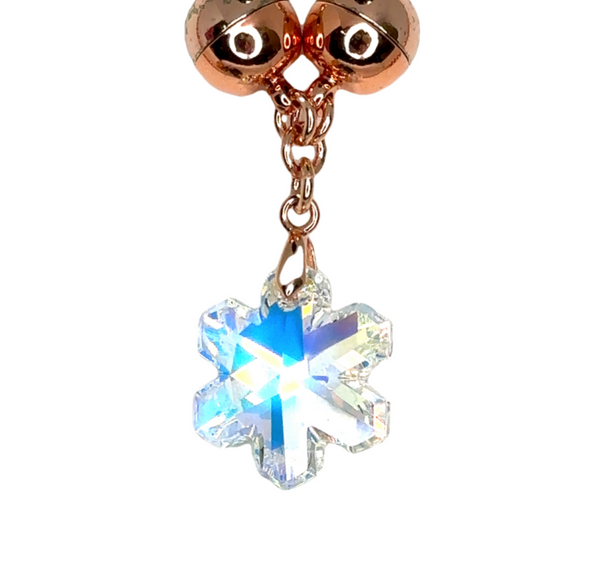 SET 12- 35% OFF! AB 10 WAY NECKLACE + SNOWFLAKE CRYSTAL PENDANT