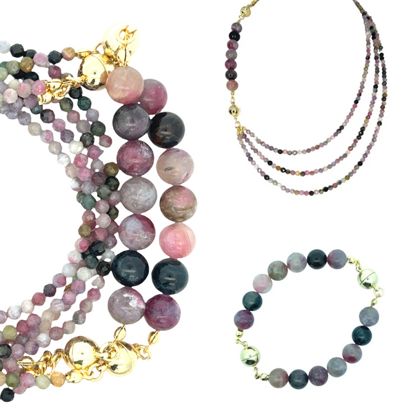 10 Way Necklace -  LIMITED EDITION - TOURMALINE