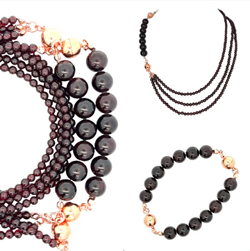 10 Way Necklace - LIMITED EDITION - GARNET