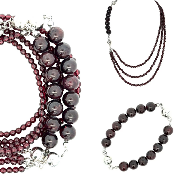 10 Way Necklace - LIMITED EDITION - GARNET