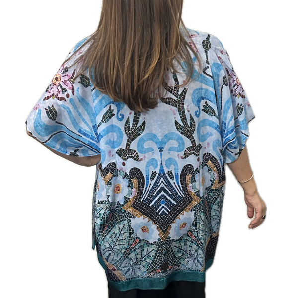 Kimono - Short - Blue Barcelona