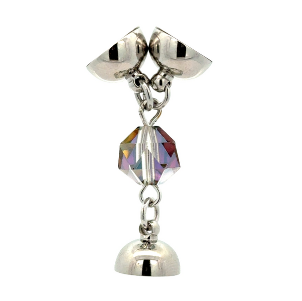 Trinity Ring with Luxe Prism - PEACOCK