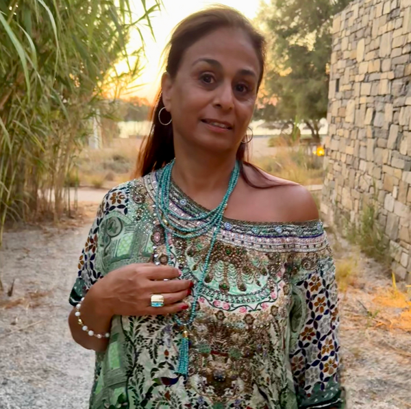 10 Way BUNDLE  - TURQUOISE HOWLITE (Includes 10 Way Necklace, Tassel & Mini Connectors)