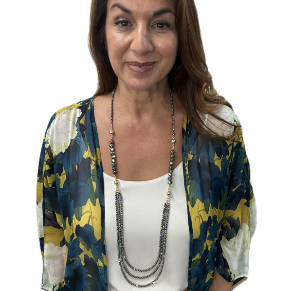 10 Way Necklace - Harlequin Crystal