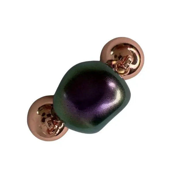 SET 2- 25% OFF!! LAVENDER BAMBOO SCARF + TOURMALINE TASSEL + PURPLE ORGANIC PEARL PENDANT + IRIDESCENT GREEN ORGANIC PEARL PENDANT FLASH SALE