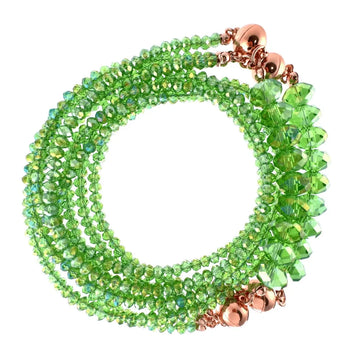 10 Way Necklace - Green AB Seriously Romantic